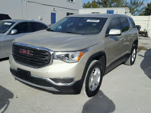 1GKKNKLA7HZ148751 - 2017 GMC ACADIA SLE BEIGE photo 2