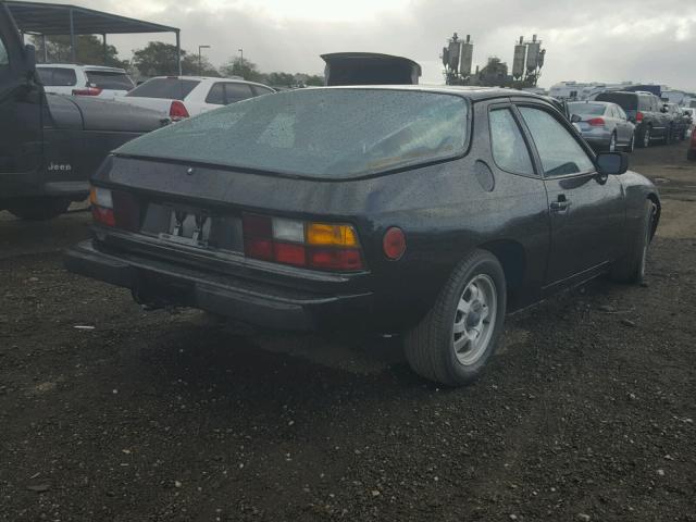 WP0AA0924CN450585 - 1982 PORSCHE 924 BLACK photo 4