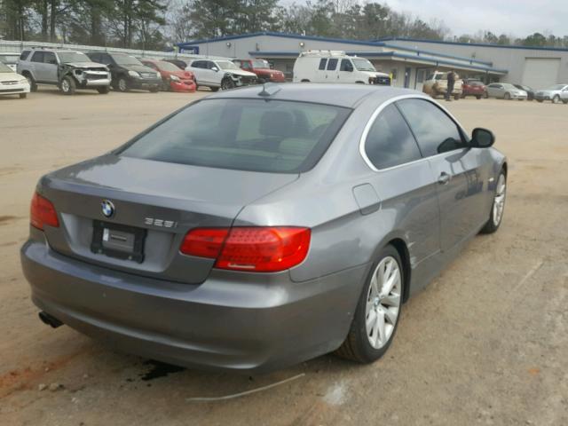 WBAKE3C53BE558558 - 2011 BMW 328 I GRAY photo 4