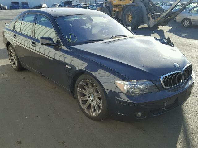 WBAHL835X6DT01888 - 2006 BMW 750 I BLUE photo 1