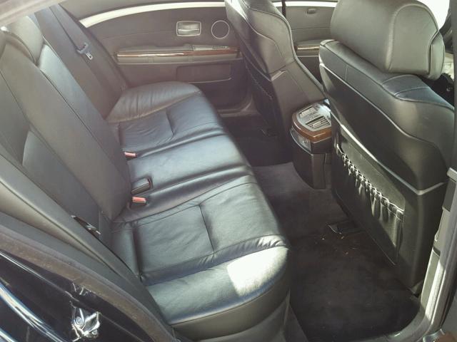 WBAHL835X6DT01888 - 2006 BMW 750 I BLUE photo 6