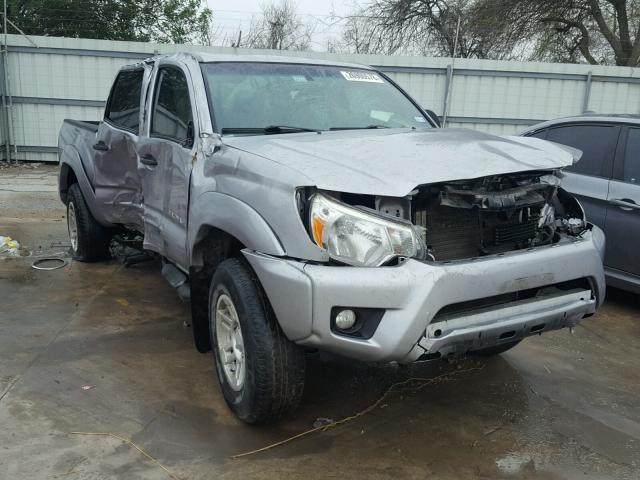 5TFJU4GN7FX076302 - 2015 TOYOTA TACOMA DOU GRAY photo 1