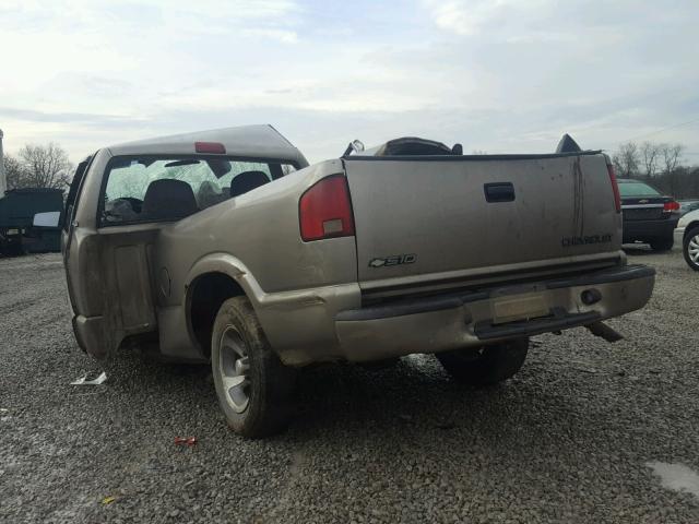 1GCCS1448W8145341 - 1998 CHEVROLET S TRUCK S1 GRAY photo 3