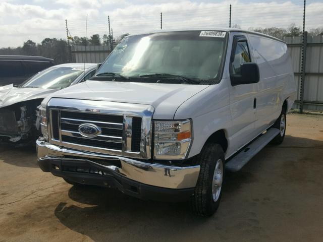 1FTNE2EW8EDA43808 - 2014 FORD ECONOLINE WHITE photo 2