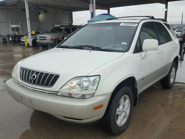 JTJGF10U520146528 - 2002 LEXUS RX 300 WHITE photo 2