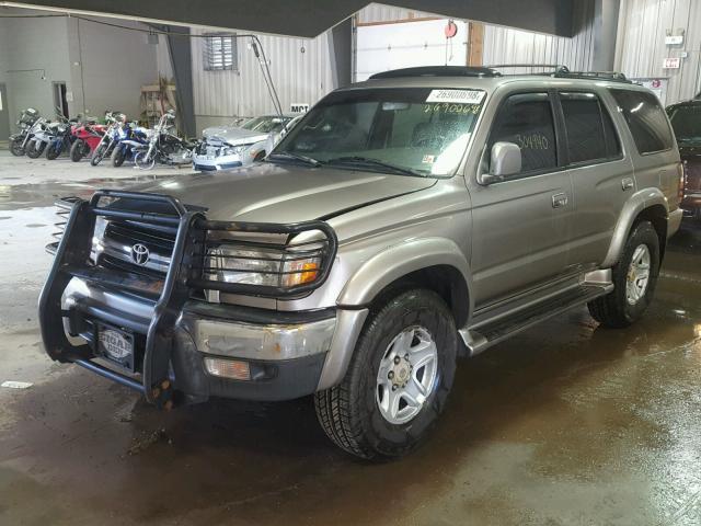 JT3HN86R610334757 - 2001 TOYOTA 4RUNNER SR GRAY photo 2