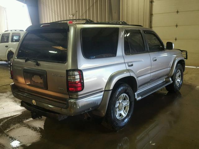 JT3HN86R610334757 - 2001 TOYOTA 4RUNNER SR GRAY photo 4