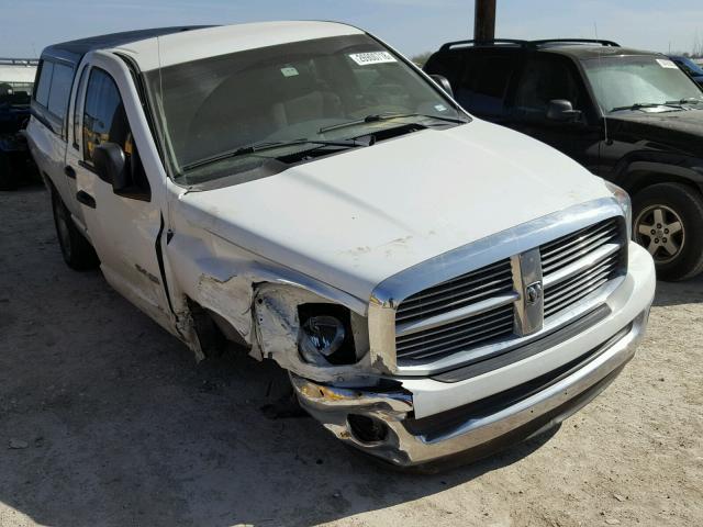 1D7HA18268J214451 - 2008 DODGE RAM 1500 S WHITE photo 1