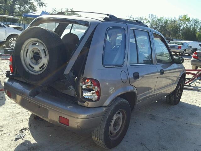 KNDJB723815074477 - 2001 KIA SPORTAGE SILVER photo 4