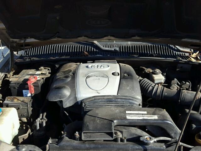 KNDJB723815074477 - 2001 KIA SPORTAGE SILVER photo 7