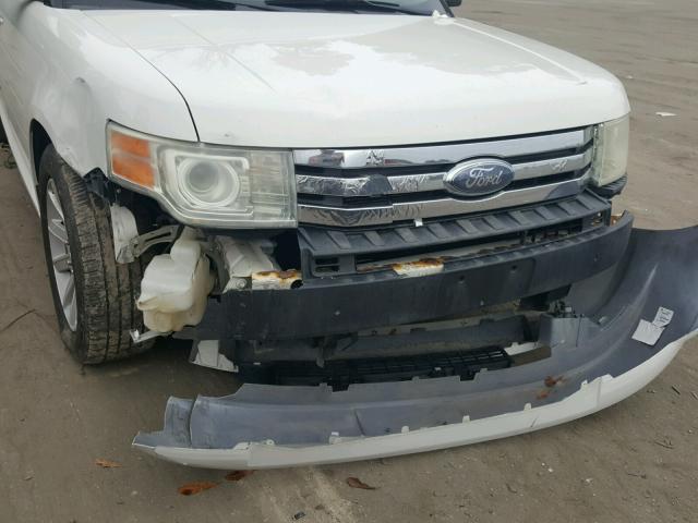 2FMDK52C19BA35959 - 2009 FORD FLEX SEL თეთრი ფოტო 9