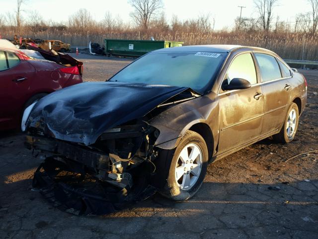 2G1WT58K089163603 - 2008 CHEVROLET IMPALA LT GRAY photo 2