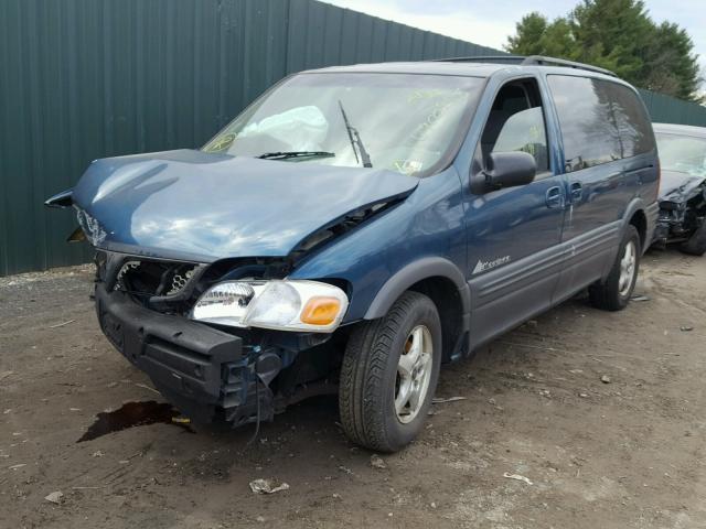 1GMDX03E83D182575 - 2003 PONTIAC MONTANA TEAL photo 2