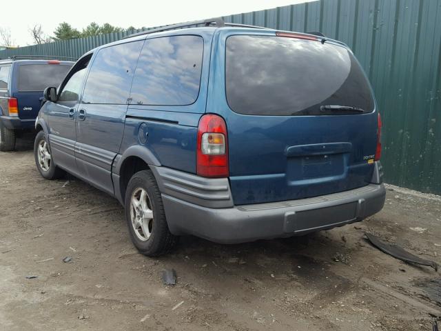 1GMDX03E83D182575 - 2003 PONTIAC MONTANA TEAL photo 3