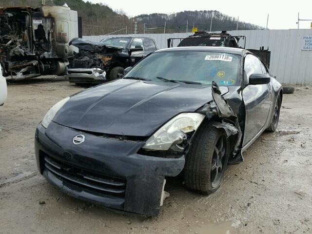 JN1AZ34D36M312374 - 2006 NISSAN 350Z COUPE BLACK photo 2