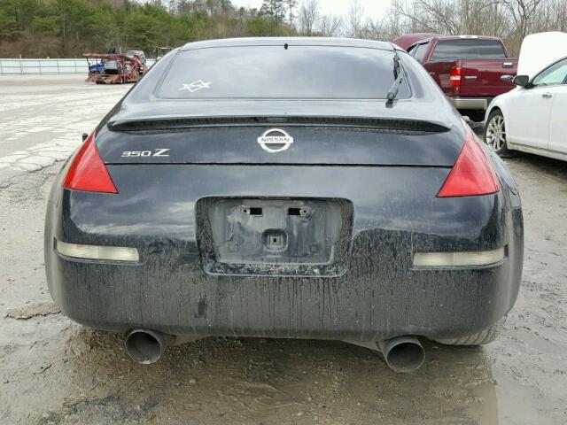 JN1AZ34D36M312374 - 2006 NISSAN 350Z COUPE BLACK photo 6