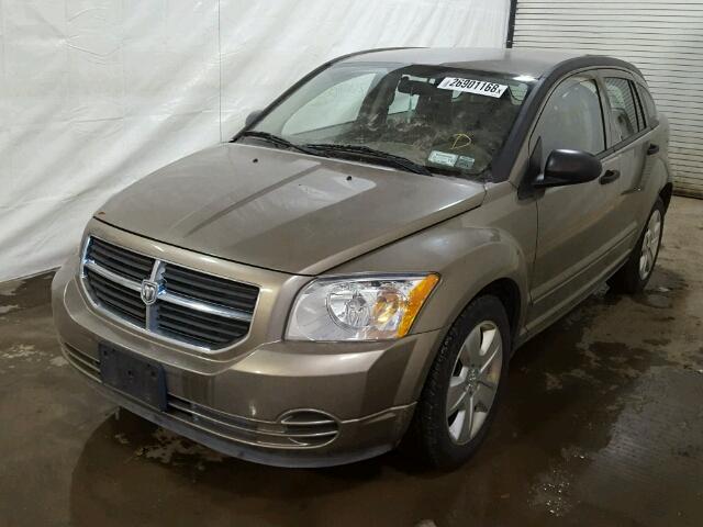 1B3HB48B67D198579 - 2007 DODGE CALIBER SX TAN photo 2