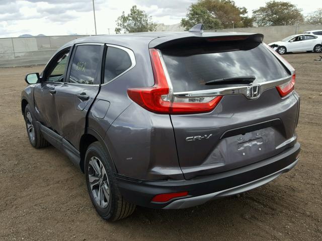 7FARW5H35HE004211 - 2017 HONDA CR-V LX GRAY photo 3