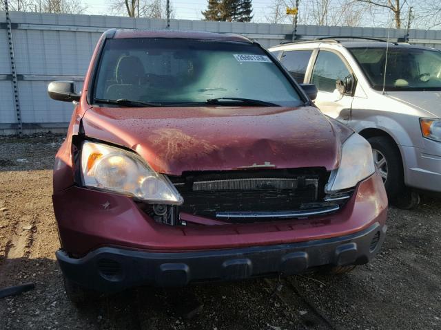 JHLRE48527C099867 - 2007 HONDA CR-V EX BURGUNDY photo 9