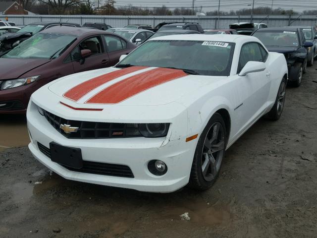 2G1FK1EJ9C9128428 - 2012 CHEVROLET CAMARO 2SS WHITE photo 2