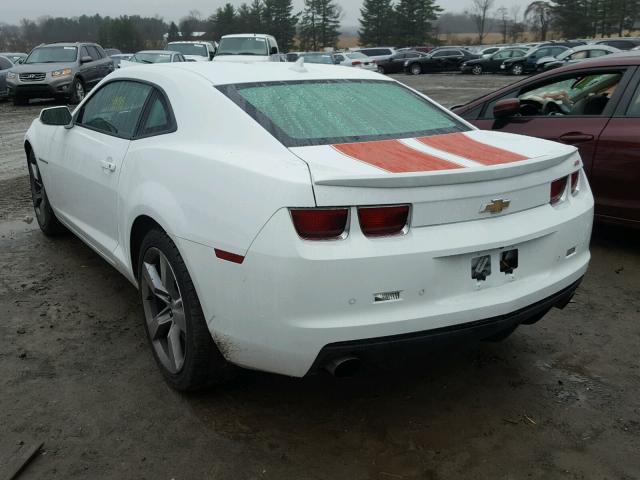 2G1FK1EJ9C9128428 - 2012 CHEVROLET CAMARO 2SS WHITE photo 3