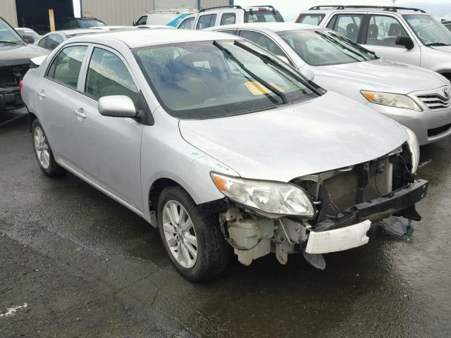 JTDBL40E399083158 - 2009 TOYOTA COROLLA BA SILVER photo 1