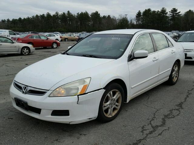 1HGCM563X6A109411 - 2006 HONDA ACCORD SE WHITE photo 2