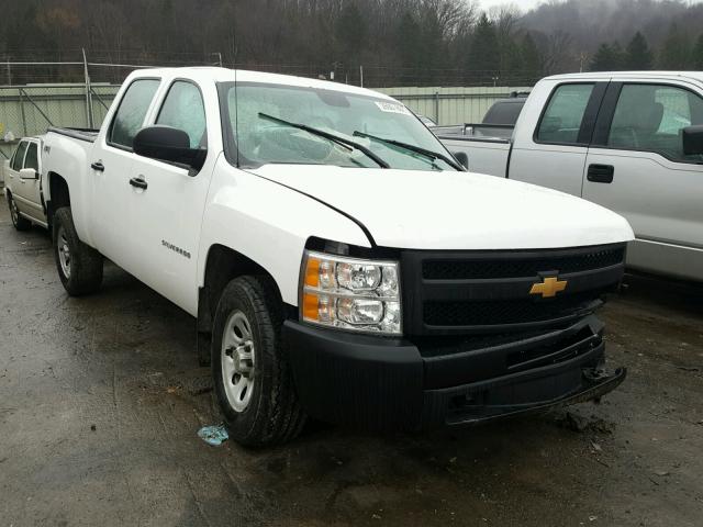 3GCPKPE79DG256291 - 2013 CHEVROLET SILVERADO WHITE photo 1