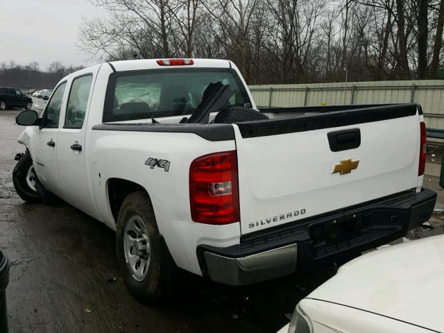 3GCPKPE79DG256291 - 2013 CHEVROLET SILVERADO WHITE photo 3