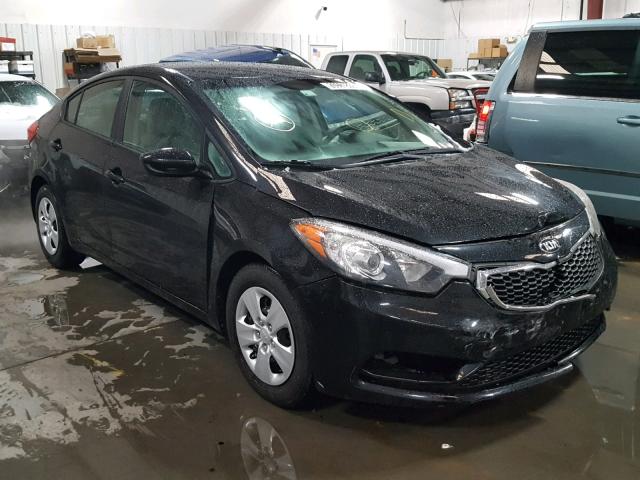 KNAFK4A66F5401737 - 2015 KIA FORTE LX BLACK photo 1