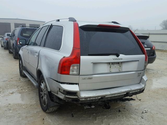 YV4CZ852071394502 - 2007 VOLVO XC90 V8 SILVER photo 3