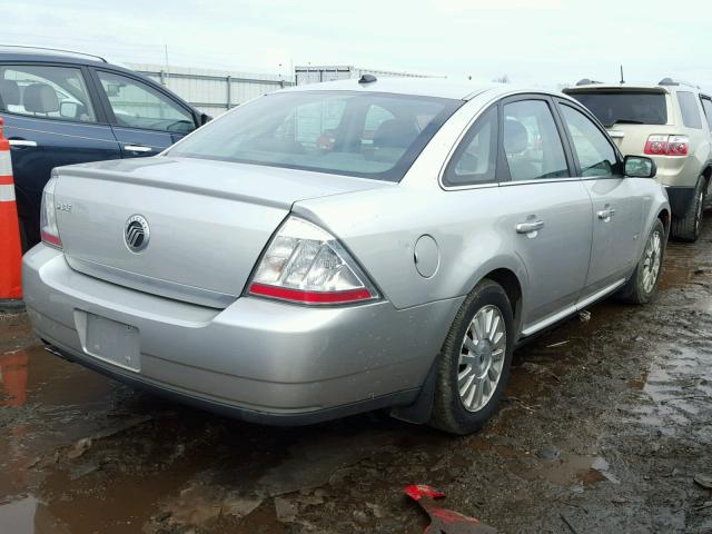 1MEHM40W68G620582 - 2008 MERCURY SABLE LUXU SILVER photo 4