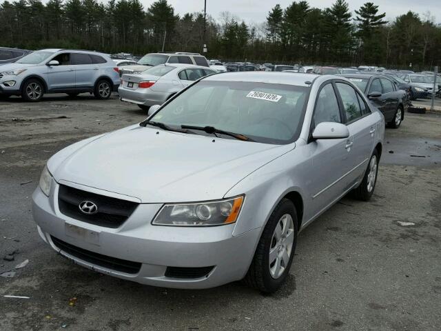 5NPET46C67H205440 - 2007 HYUNDAI SONATA GLS SILVER photo 2