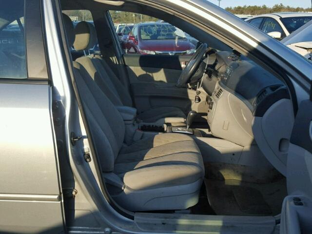 5NPET46C67H205440 - 2007 HYUNDAI SONATA GLS SILVER photo 5