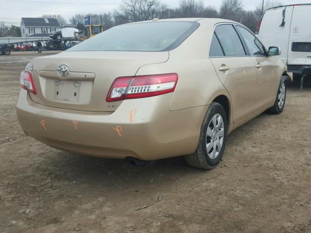 4T1BF3EKXBU223057 - 2011 TOYOTA CAMRY BASE TAN photo 4