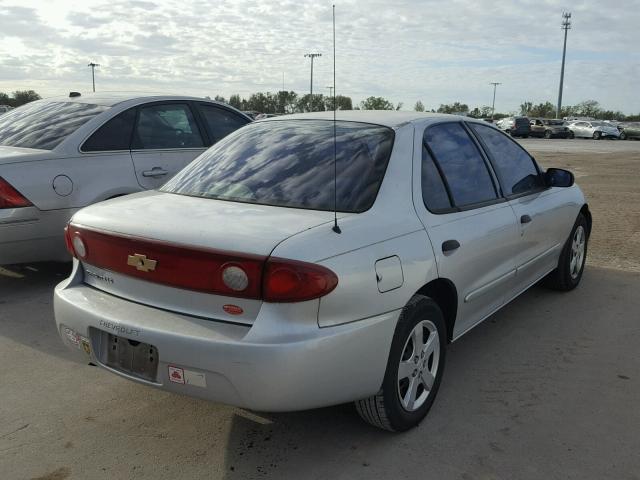 1G1JF52F957175064 - 2005 CHEVROLET CAVALIER L SILVER photo 4