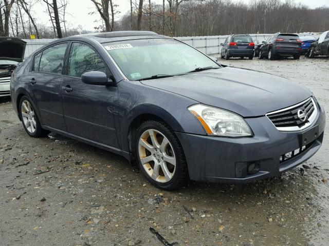 1N4BA41E08C817721 - 2008 NISSAN MAXIMA SE BLUE photo 1