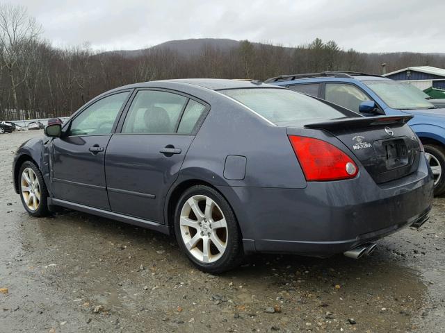 1N4BA41E08C817721 - 2008 NISSAN MAXIMA SE BLUE photo 3