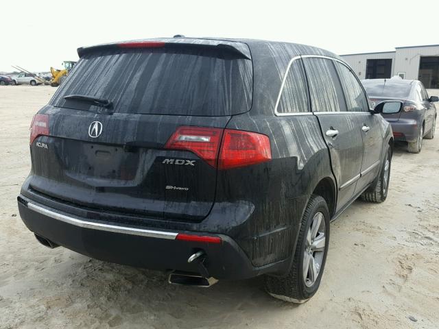 2HNYD2H25CH503168 - 2012 ACURA MDX BLACK photo 4