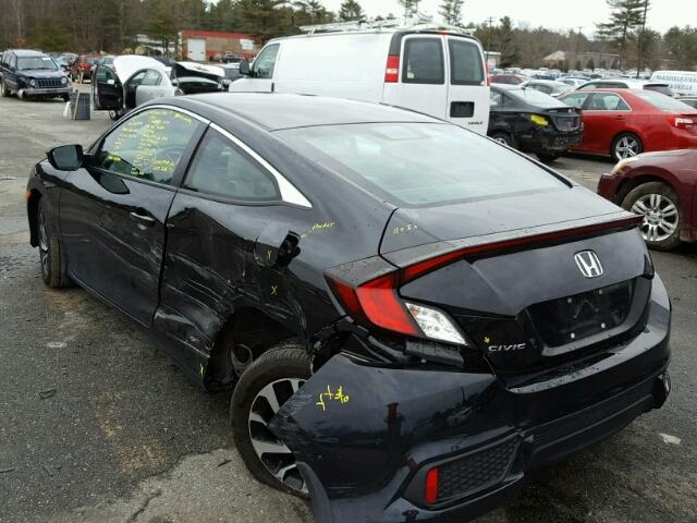 2HGFC4B54GH303145 - 2016 HONDA CIVIC LX BLACK photo 3