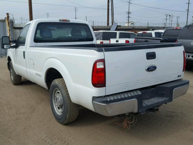 1FTBF2A66BEC37782 - 2011 FORD F250 SUPER WHITE photo 3