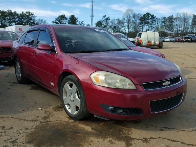 2G1WD58C769206319 - 2006 CHEVROLET IMPALA SUP RED photo 1