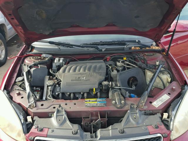 2G1WD58C769206319 - 2006 CHEVROLET IMPALA SUP 红色 照片 7