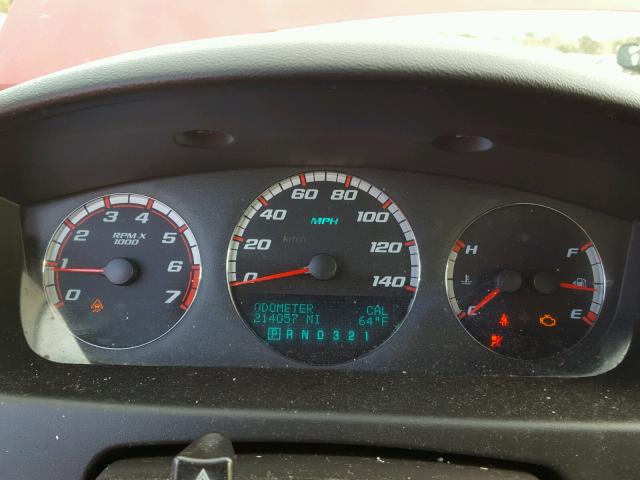 2G1WD58C769206319 - 2006 CHEVROLET IMPALA SUP 红色 照片 8