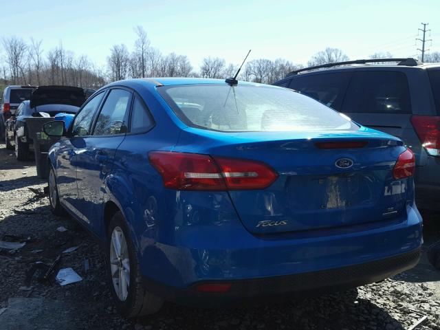 1FADP3F25FL366508 - 2015 FORD FOCUS SE BLUE photo 3