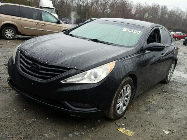 5NPEB4AC6BH037141 - 2011 HYUNDAI SONATA GLS BLACK photo 2