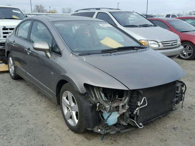 1HGFA16807L135323 - 2007 HONDA CIVIC EX GRAY photo 1