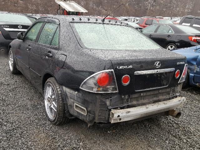 JTHBD192920043633 - 2002 LEXUS IS 300 BLACK photo 3