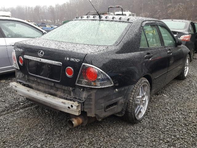 JTHBD192920043633 - 2002 LEXUS IS 300 BLACK photo 4