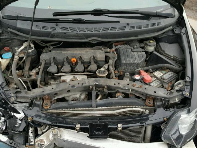 1HGFA16828L002273 - 2008 HONDA CIVIC EX შავი ფოტო 7